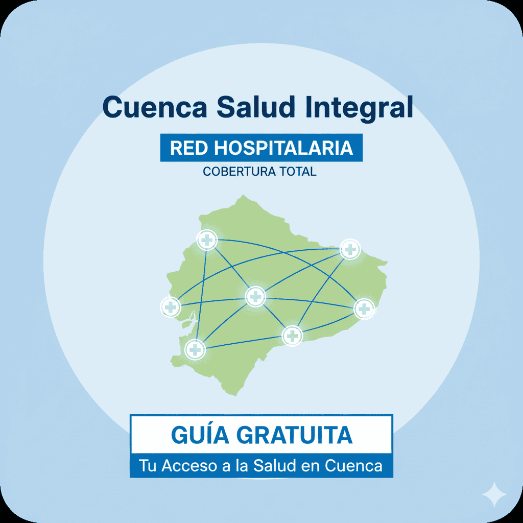 A map showing the in-network hospitals in Ecuador.